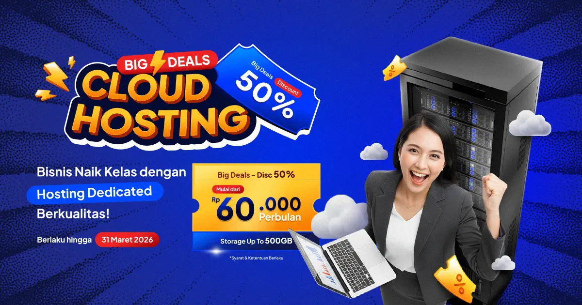 BIG DEALS CLOUD HOSTING - DISC 50% OFF!